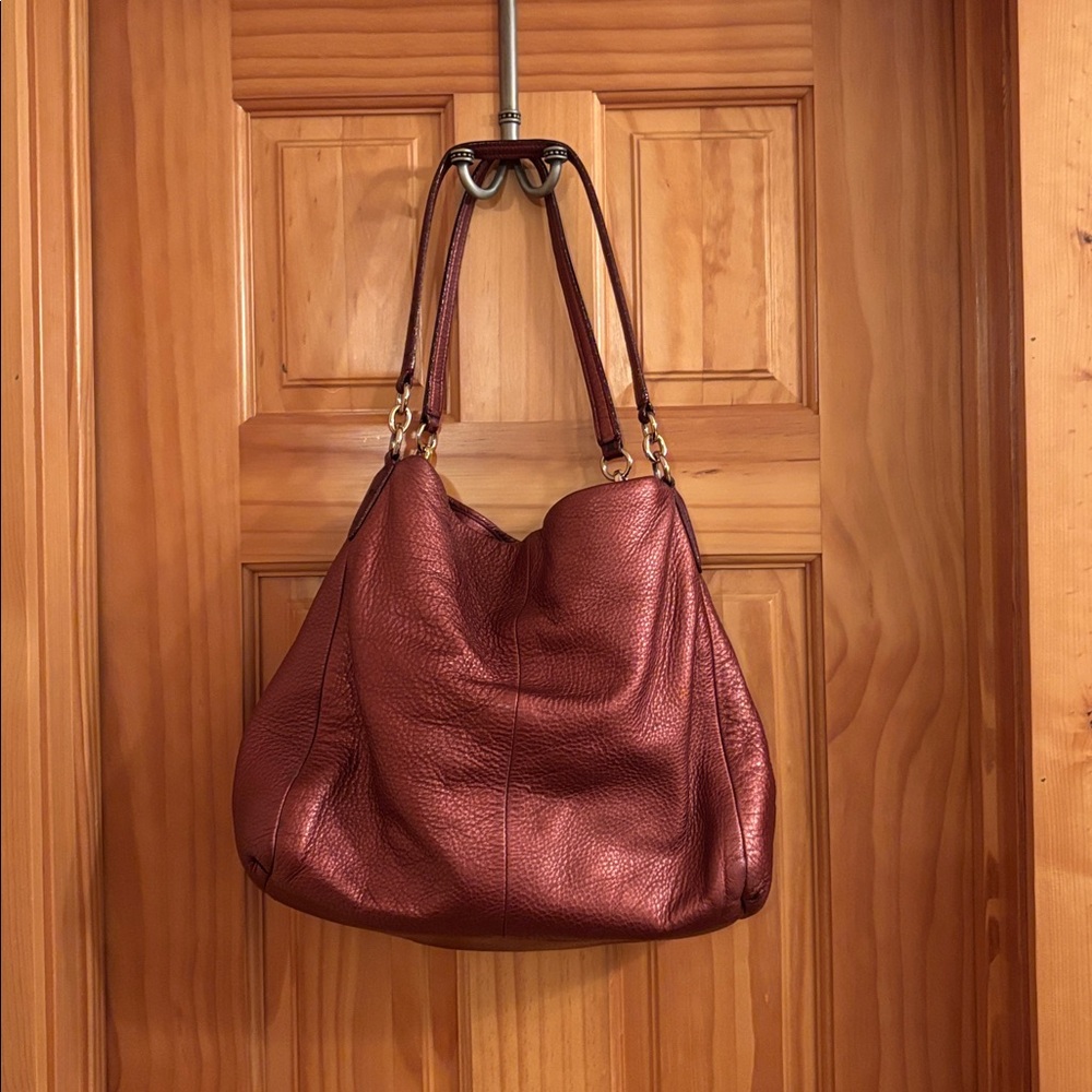 Coach Metallic Bronze Handbag